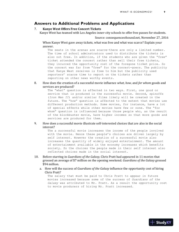 Solution Manual for Economics, 13th Edition - Page 12 preview image