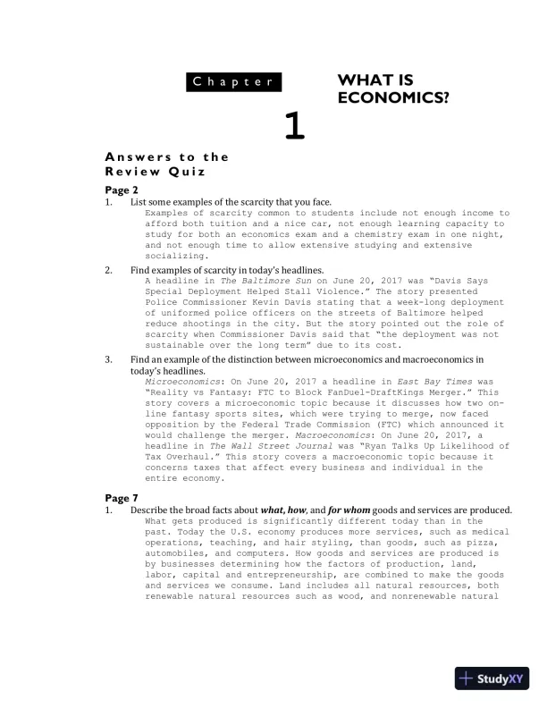 Solution Manual for Economics, 13th Edition - Page 4 preview image
