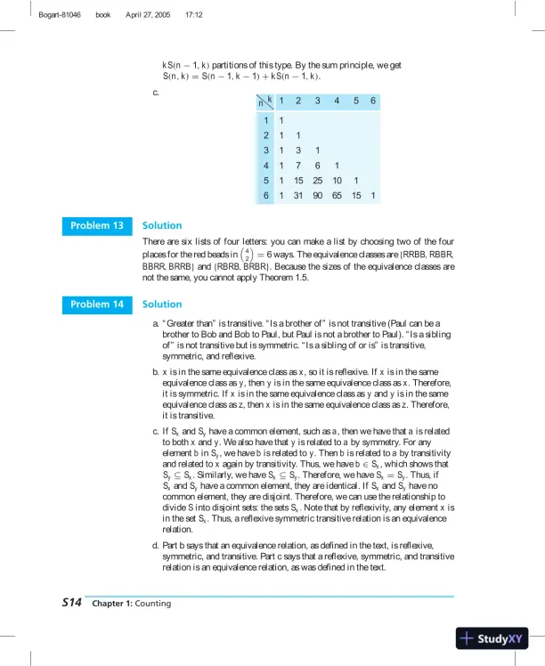 Solution Manual for Discrete Mathematics for Computer Scientists, 1st Edition - Page 15 preview image
