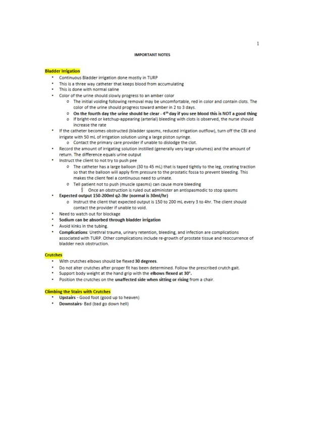 Key Concepts for NCLEX - Page 1 preview image