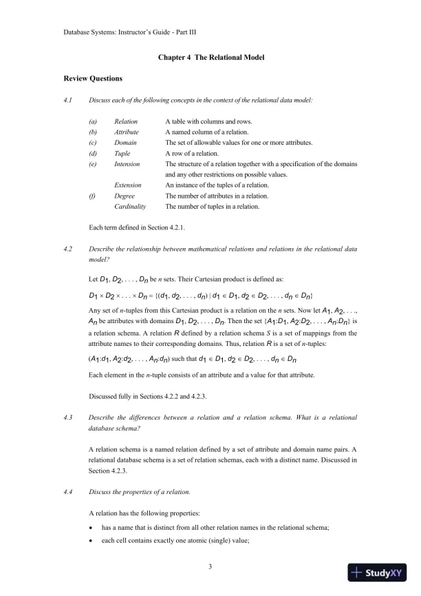 Solution Manual for Database Systems: A Practical Approach to Design, Implementation, and Management, 6th Edition - Page 23 preview image