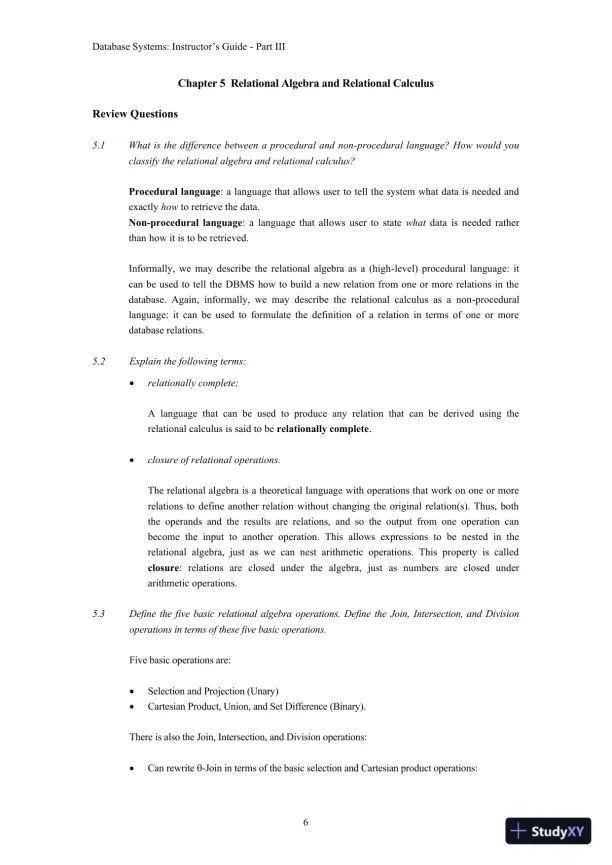 Solution Manual for Database Systems: A Practical Approach to Design, Implementation, and Management, 6th Edition - Page 26 preview image