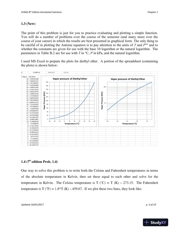 Solution Manual For Introduction to Chemical Engineering Thermodynamics, 8th Edition - Page 4 preview image