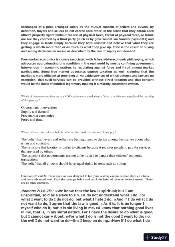 Liberty University INFT 101 Placement Test - English - Page 4 preview image