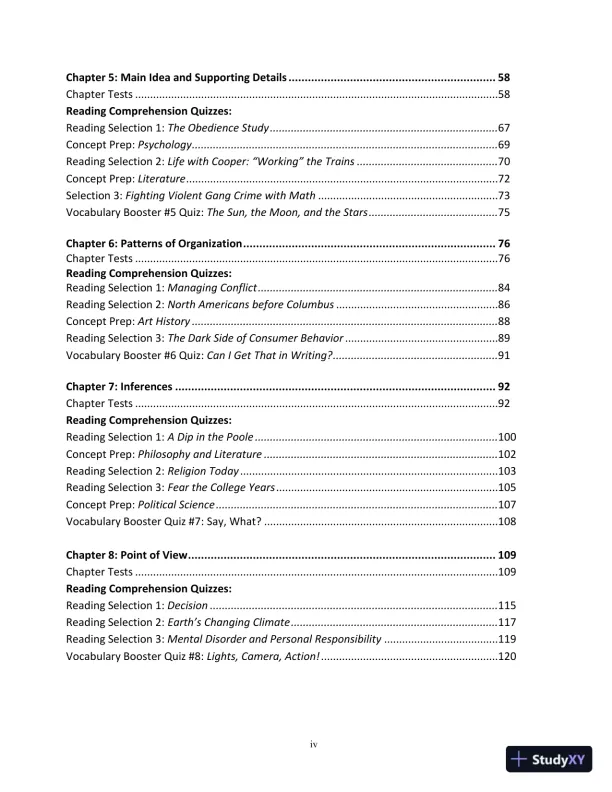 Test Bank for Bridging The Gap: College Reading, 13th Edition - Page 4 preview image