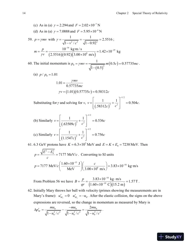 Solution Manual for Modern Physics for Scientists and Engineers, 4th Edition - Page 16 preview image