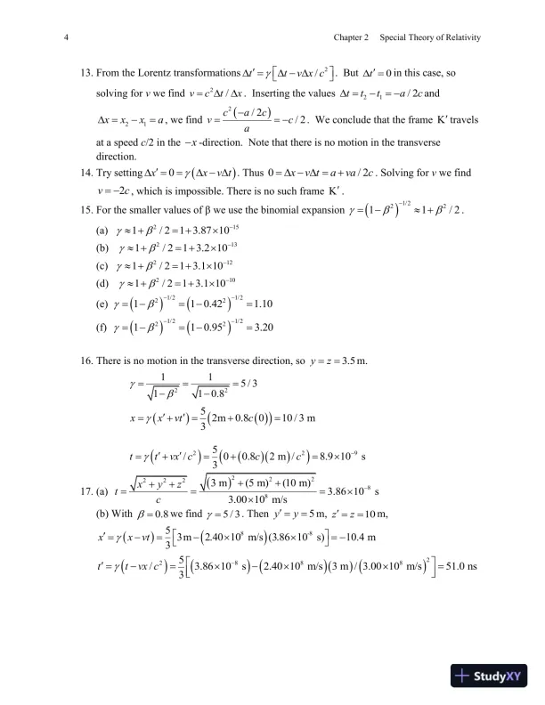 Solution Manual for Modern Physics for Scientists and Engineers, 4th Edition - Page 6 preview image