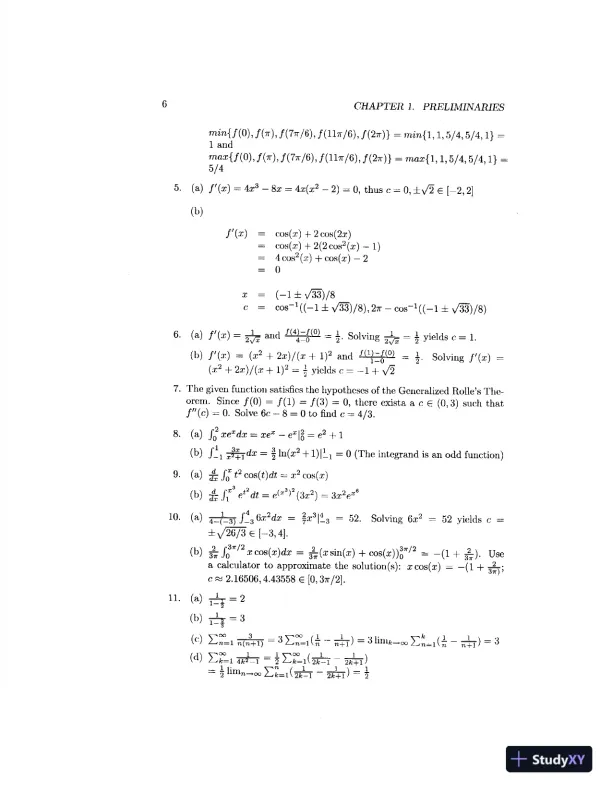 Solution Manual For Numerical Methods Using Matlab, 4th Edition - Page 7 preview image
