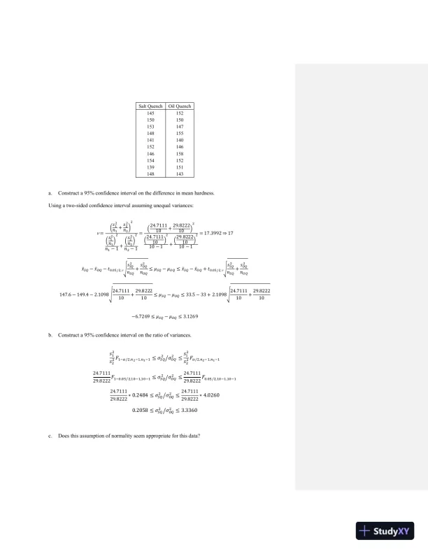Solution Manual For Managing, Controlling, and Improving Quality, 1st Edition - Page 17 preview image