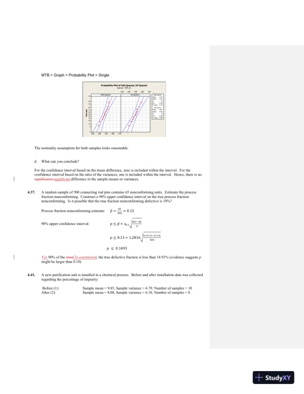 Solution Manual For Managing, Controlling, and Improving Quality, 1st Edition - Page 18 preview image