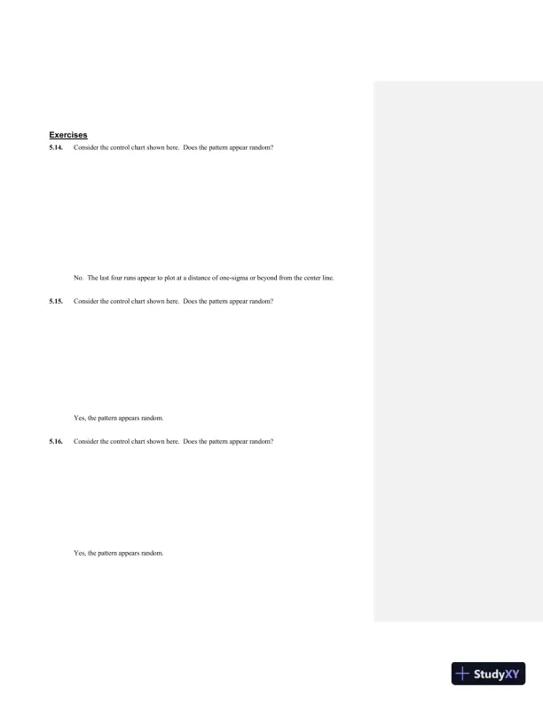 Solution Manual For Managing, Controlling, and Improving Quality, 1st Edition - Page 26 preview image
