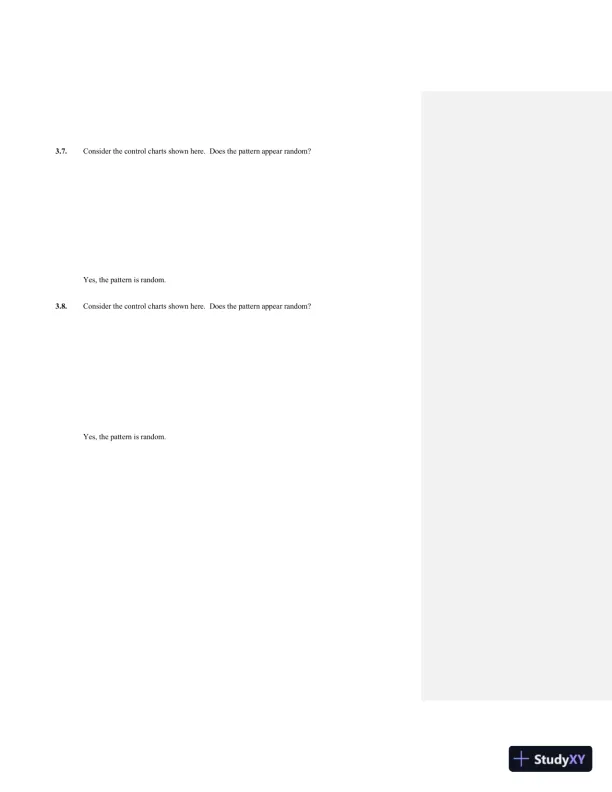 Solution Manual For Managing, Controlling, and Improving Quality, 1st Edition - Page 7 preview image