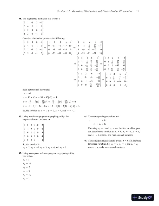 Elementary Linear Algebra, 8th Edition Solution Manual - Page 14 preview image