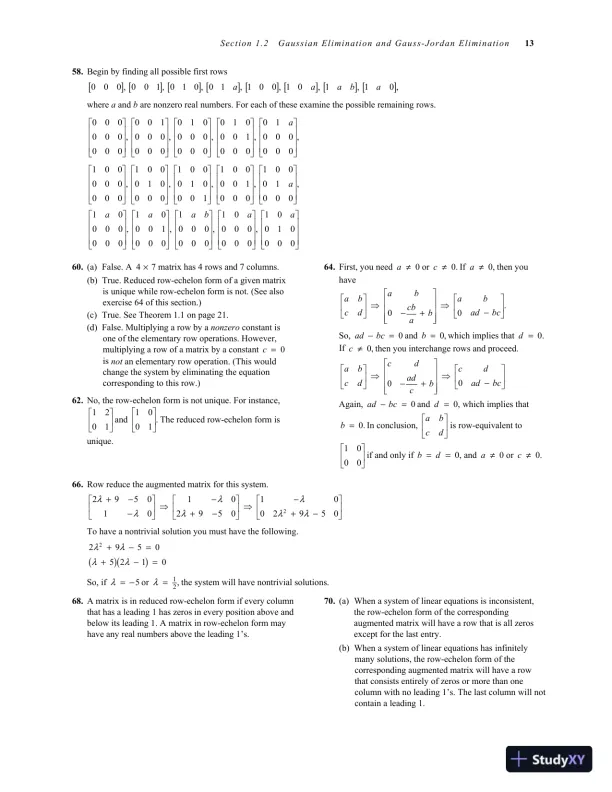 Elementary Linear Algebra, 8th Edition Solution Manual - Page 16 preview image