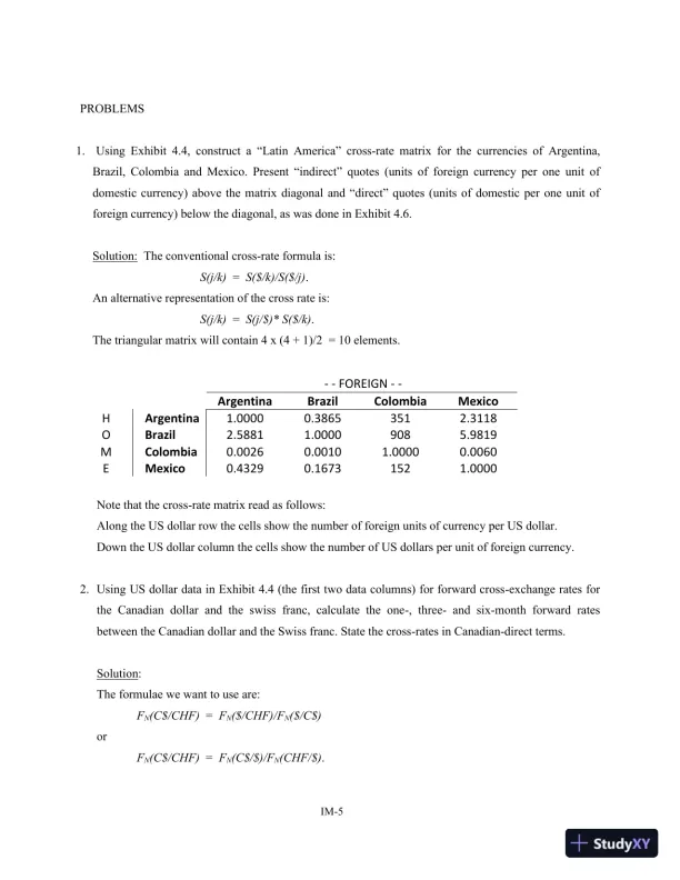 Solution Manual For International Financial Management, 3rd Edition - Page 31 preview image