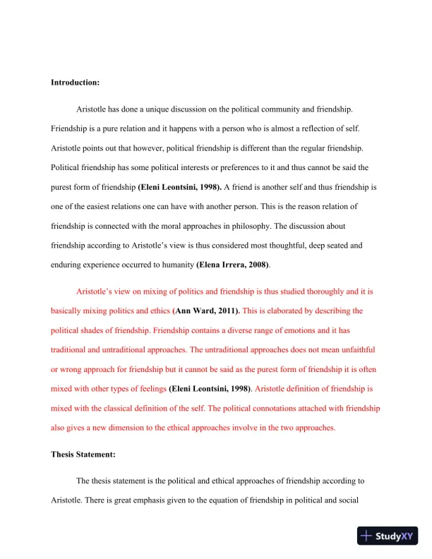 ARISTOTLE AND ETHICS - Page 3 preview image