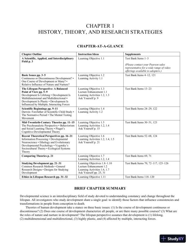 Exploring Lifespan Development, 4th Edition Class Notes - Page 1 preview image