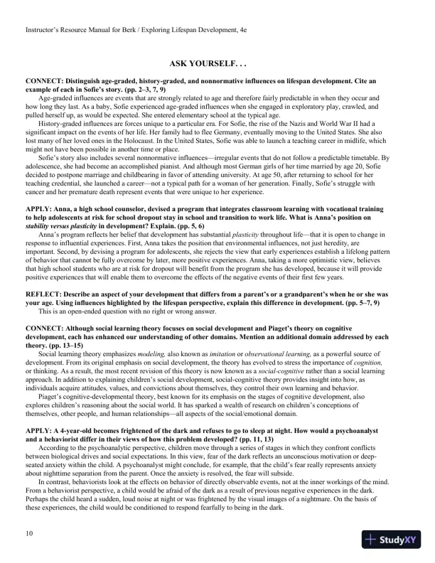 Exploring Lifespan Development, 4th Edition Class Notes - Page 11 preview image