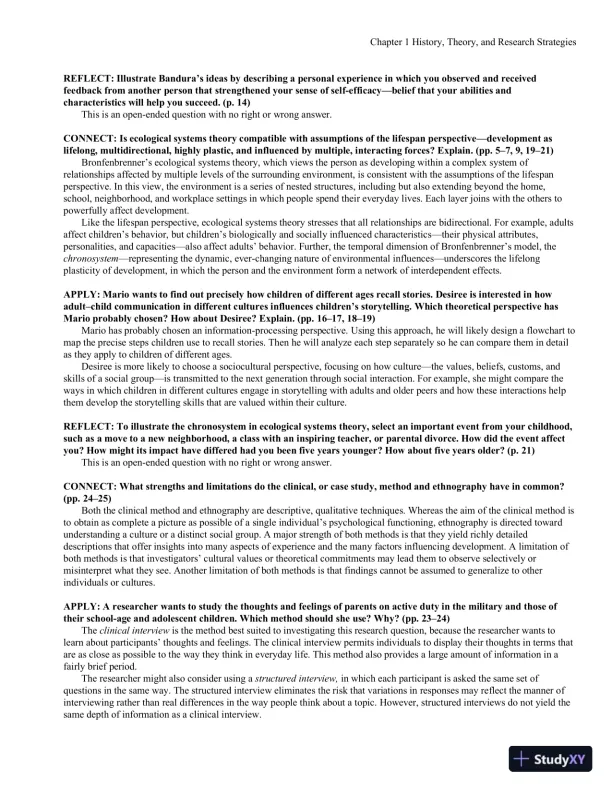 Exploring Lifespan Development, 4th Edition Class Notes - Page 12 preview image