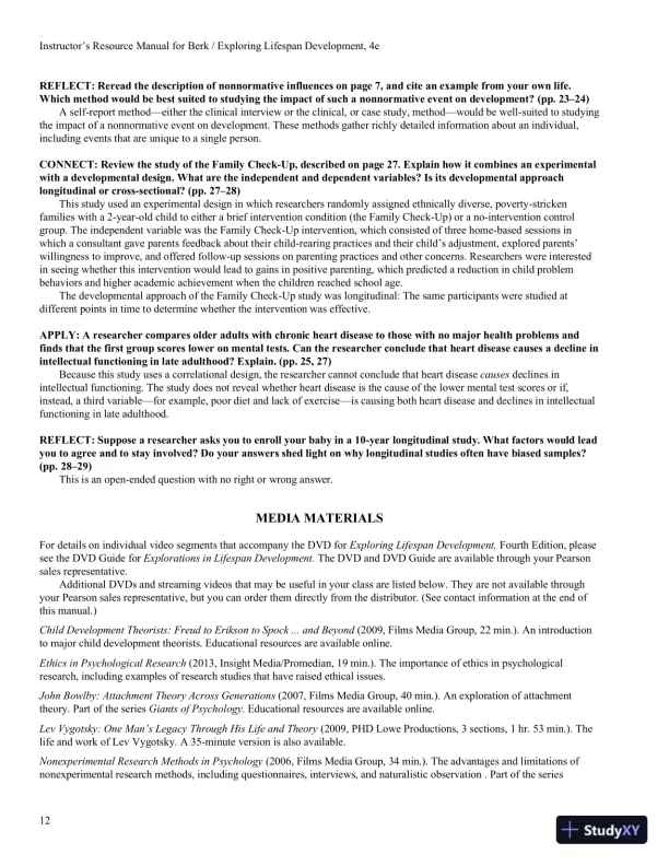 Exploring Lifespan Development, 4th Edition Class Notes - Page 13 preview image