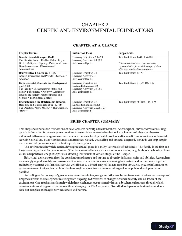 Exploring Lifespan Development, 4th Edition Class Notes - Page 15 preview image