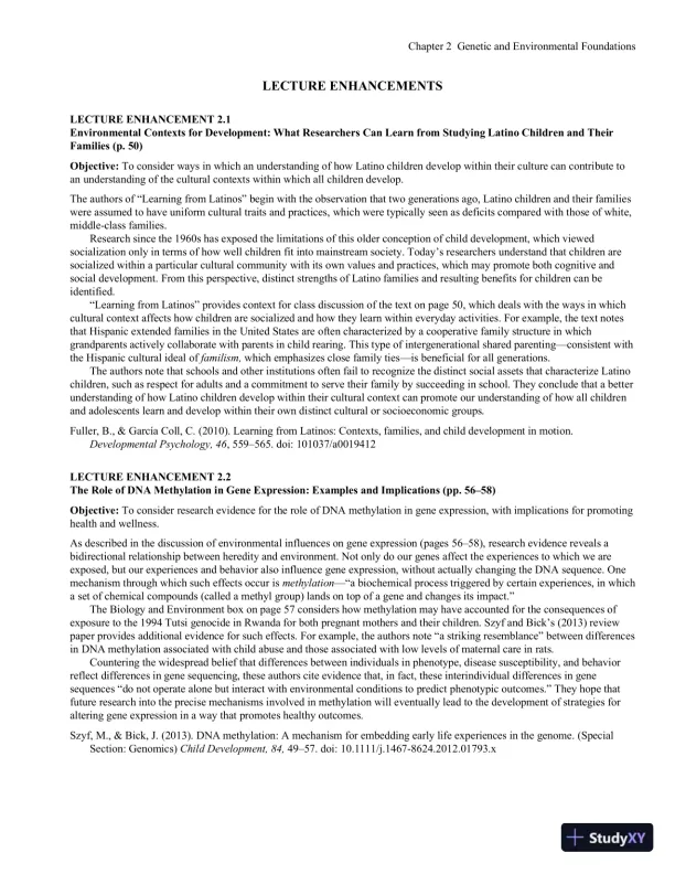 Exploring Lifespan Development, 4th Edition Class Notes - Page 19 preview image