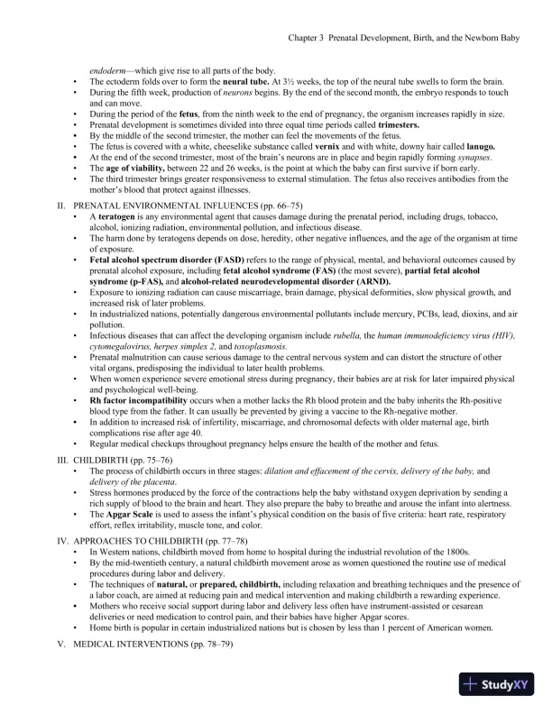 Exploring Lifespan Development, 4th Edition Class Notes - Page 29 preview image