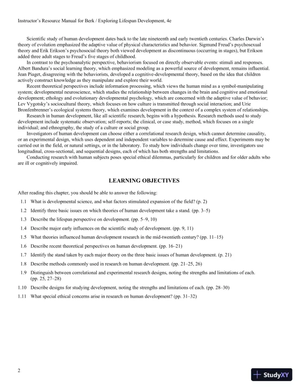 Exploring Lifespan Development, 4th Edition Class Notes - Page 3 preview image