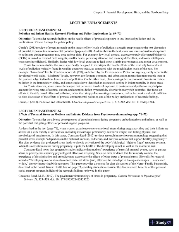 Exploring Lifespan Development, 4th Edition Class Notes - Page 31 preview image