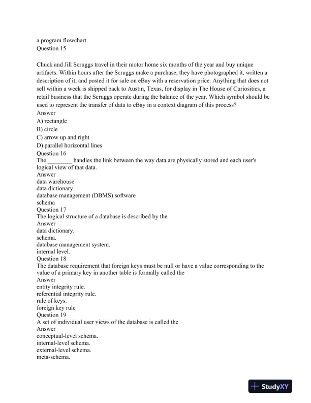 ACC 564 Final Exam Review: Key Accounting Information Systems Concepts and Fraud Detection - Page 5 preview image