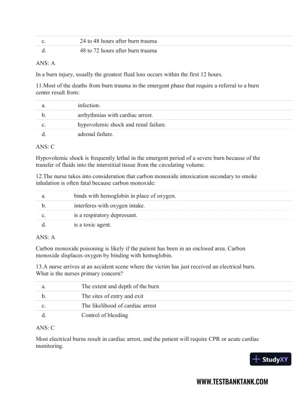 Clinical Guidelines in Primary Care: A Reference and Review Book 1st Edition Test Bank - Page 17 preview image