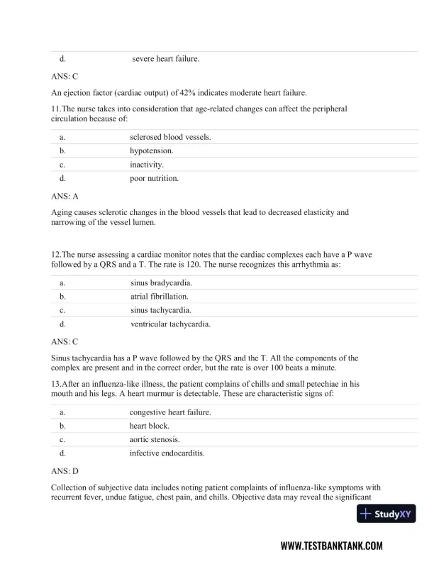 Clinical Guidelines in Primary Care: A Reference and Review Book 1st Edition Test Bank - Page 5 preview image