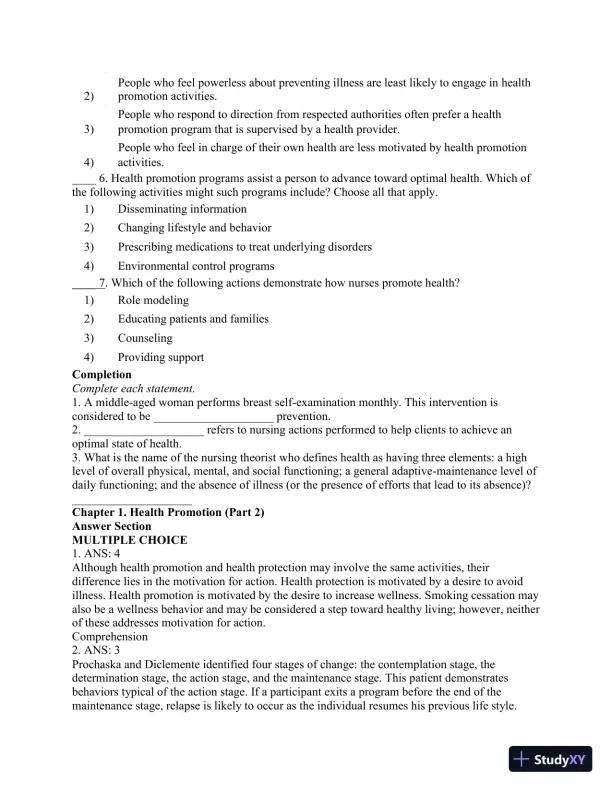 Test Bank for CURRENT Medical Diagnosis and Treatment 2020, 59th Edition - Page 13 preview image