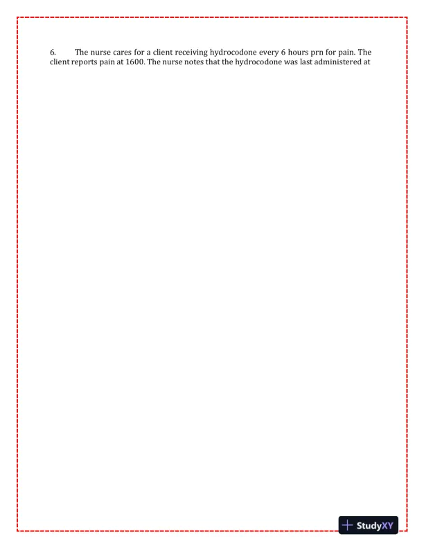 2023-2024 KAPLAN Pediatrics Predictor Exam With Answers (150 Solved Questions) - Page 3 preview image