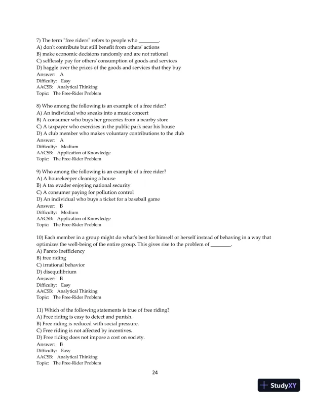 Test Bank for Microeconomics, 2nd Edition - Page 25 preview image