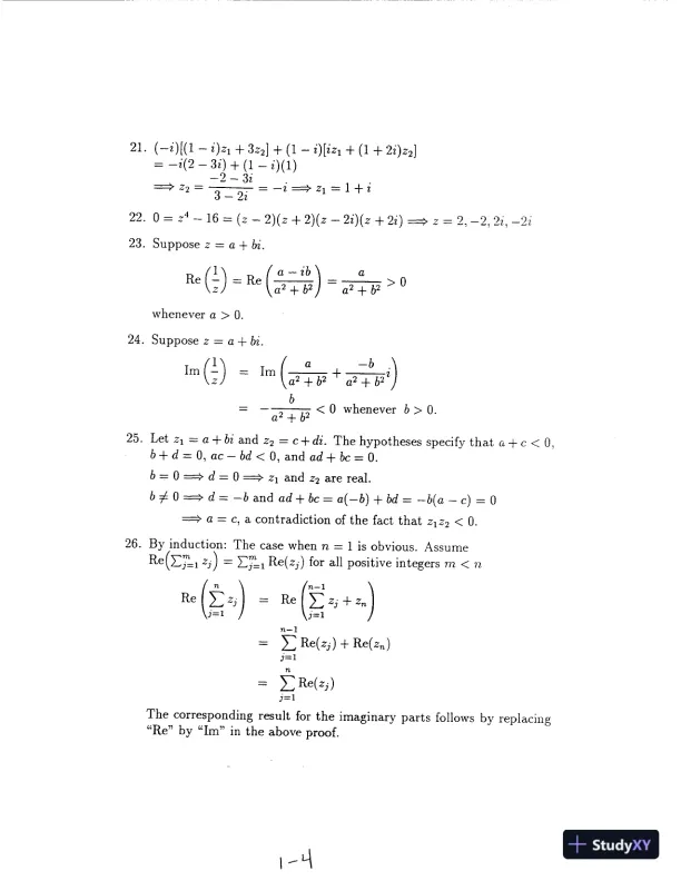 Solution Manual for Fundamentals of Complex Analysis with Applications to Engineering, Science, and Mathematics, 3rd Edition - Page 6 preview image