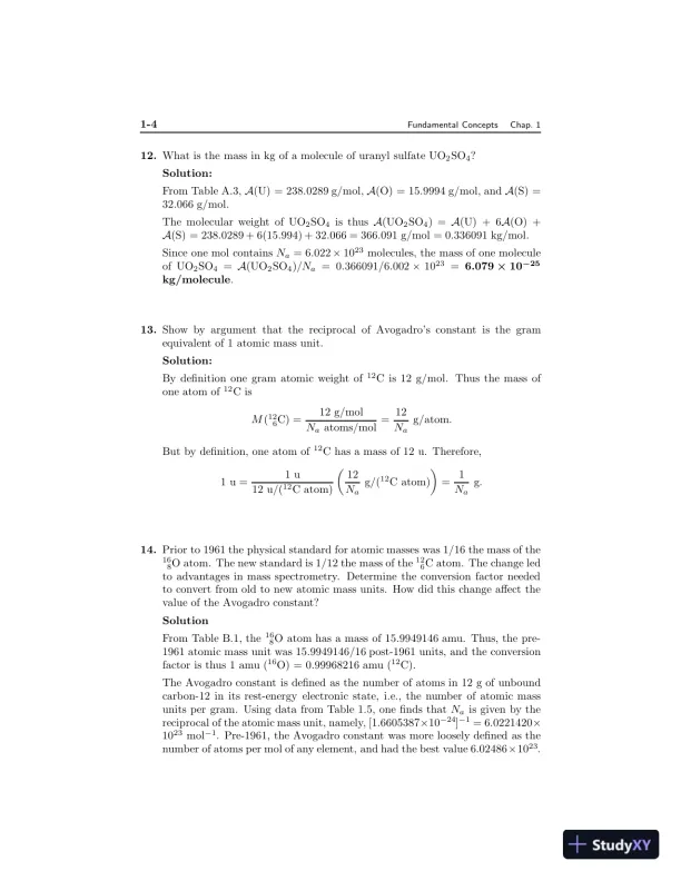 Solution Manual for Fundamentals of Nuclear Science and Engineering, 3rd Edition - Page 6 preview image