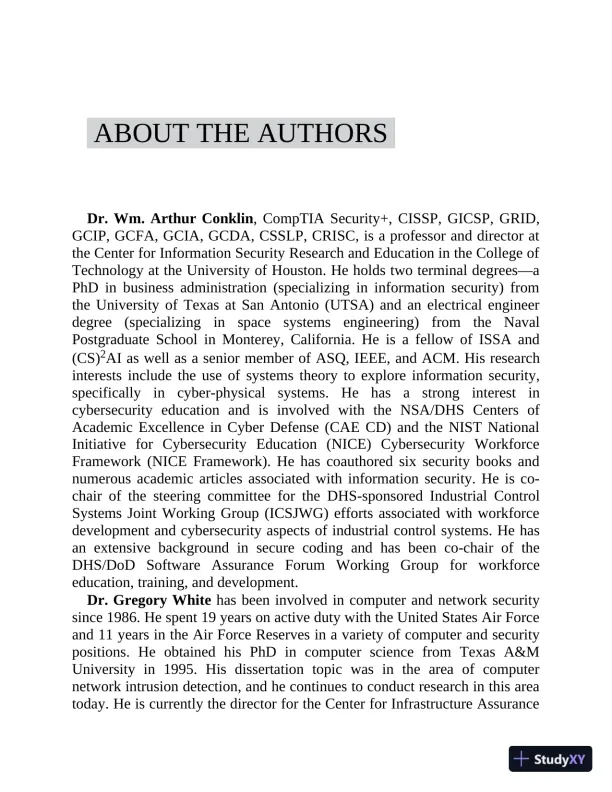 CompTIA Security+ All-in-One SY0-601 Exam Guide, 6th Edition (2021) - Page 10 preview image