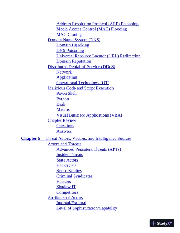 CompTIA Security+ All-in-One SY0-601 Exam Guide, 6th Edition (2021) - Page 20 preview image