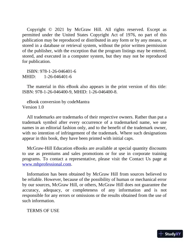 CompTIA Security+ All-in-One SY0-601 Exam Guide, 6th Edition (2021) - Page 7 preview image