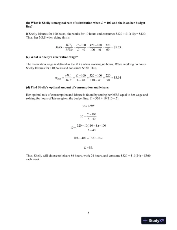 Solution Manual for Labor Economics, 8th Edition - Page 6 preview image