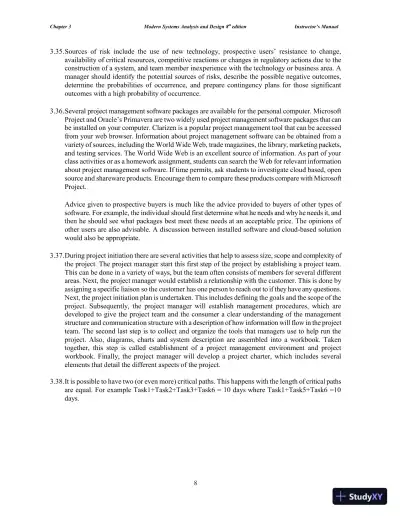 Solution Manual for Modern Systems Analysis and Design, 8th Edition - Page 24 preview image
