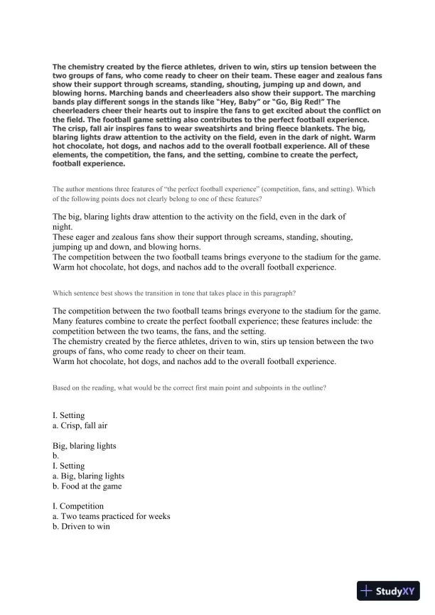 Liberty University INFT 101 Placement Test - English - Page 11 preview image