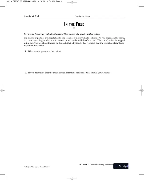 Test Bank For Prehospital Emergency Care, 9th Edition - Page 11 preview image