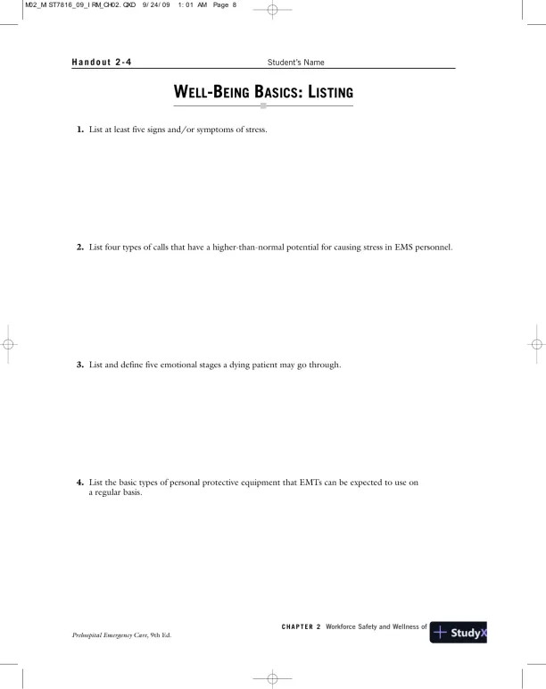 Test Bank For Prehospital Emergency Care, 9th Edition - Page 14 preview image