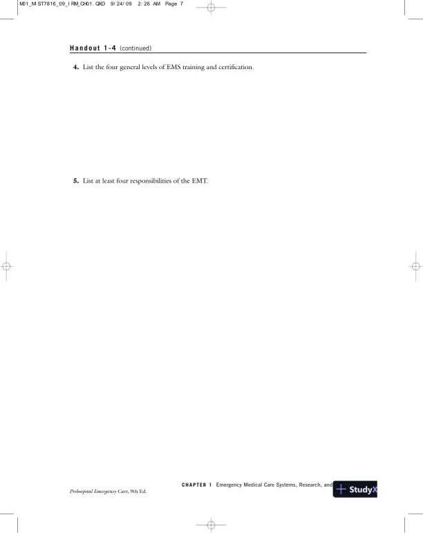 Test Bank For Prehospital Emergency Care, 9th Edition - Page 6 preview image