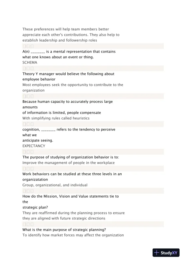Liberty University BUSI 311 Quiz 2 Complete Solutions Correct Answers Key - Page 16 preview image