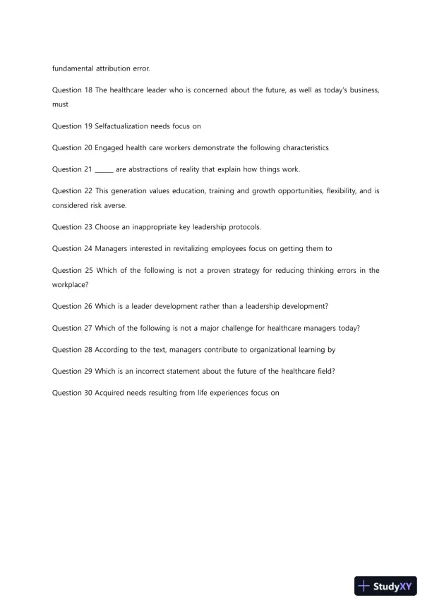 Liberty University BUSI 311 Quiz 2 Complete Solutions Correct Answers Key - Page 3 preview image