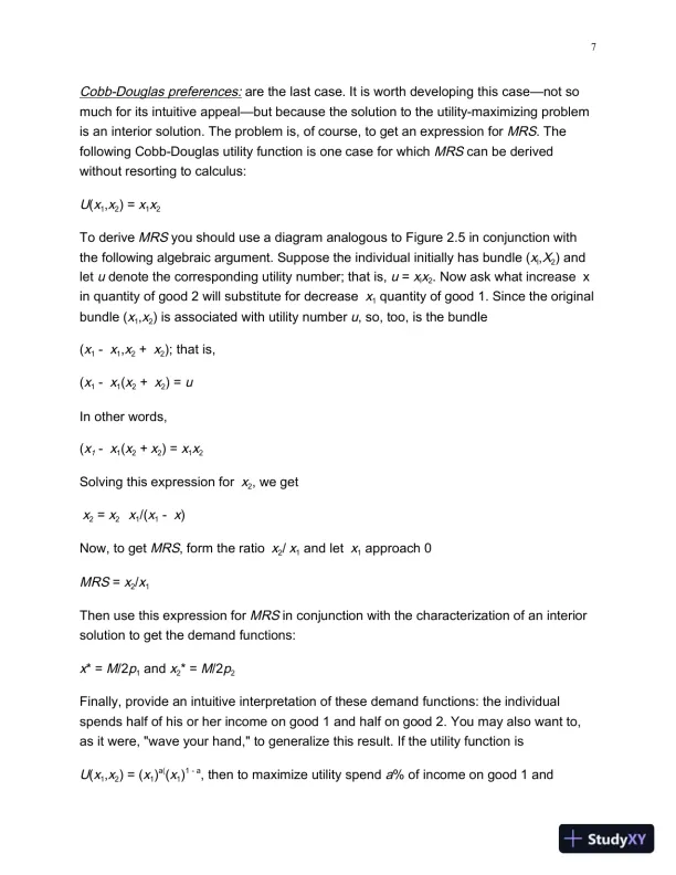 Microeconomics: Theory with Applications 8th Edition Solution Manual - Page 10 preview image
