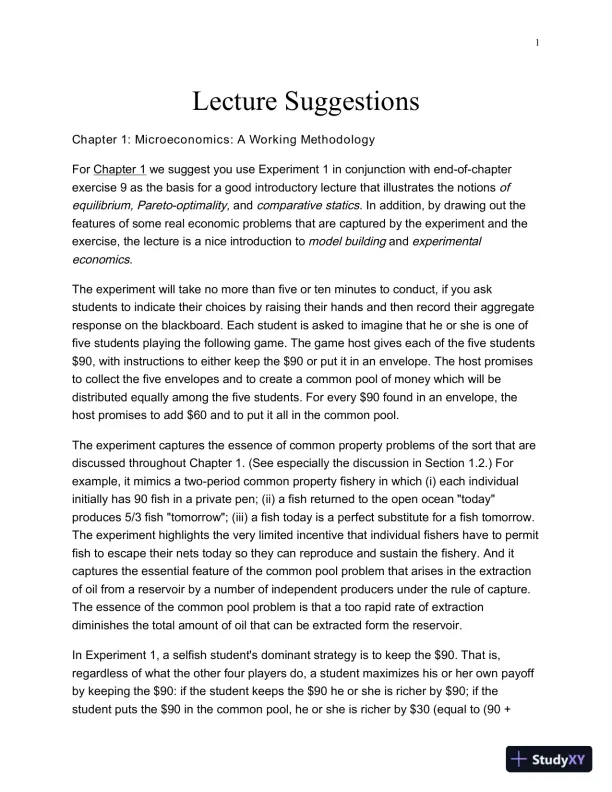 Microeconomics: Theory with Applications 8th Edition Solution Manual - Page 4 preview image